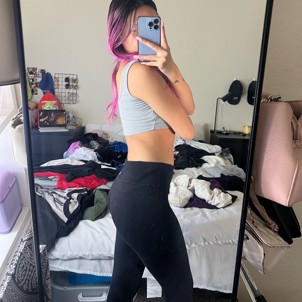 Athletic leggings 3/4 rise